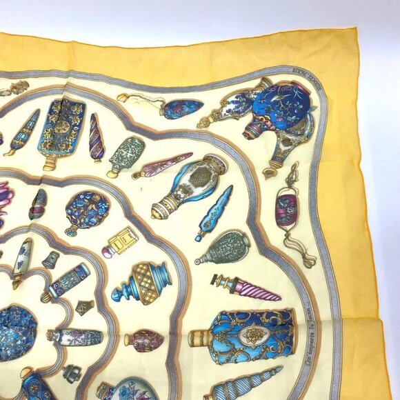 HERMES Qu importe le flacon Scarf Accessories Silk Carre90 Scarf - Picture 4 of 8